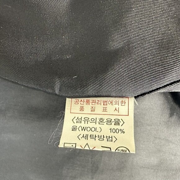 Wool Coatigan Intarsia Jeweled Buttons Cardigan Sweater Size US 2XL - Picture 16 of 16